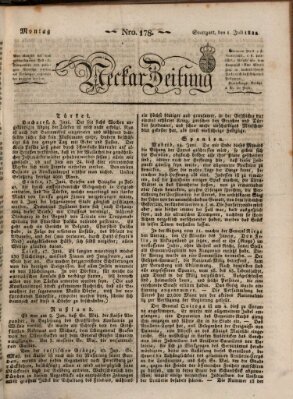 Neckar-Zeitung Montag 1. Juli 1822