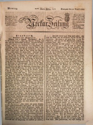 Neckar-Zeitung Montag 12. August 1822