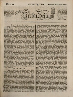 Neckar-Zeitung Montag 23. September 1822