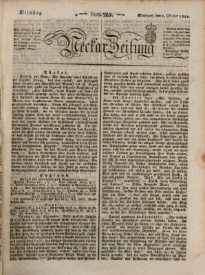 Neckar-Zeitung Dienstag 1. Oktober 1822