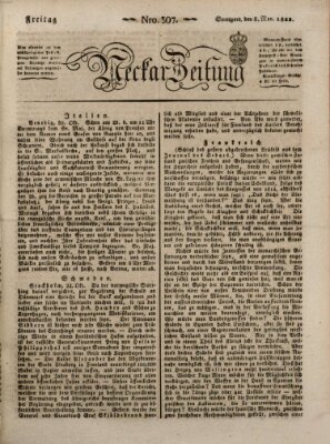 Neckar-Zeitung Freitag 8. November 1822
