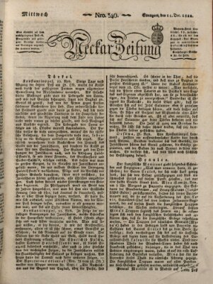 Neckar-Zeitung Mittwoch 11. Dezember 1822