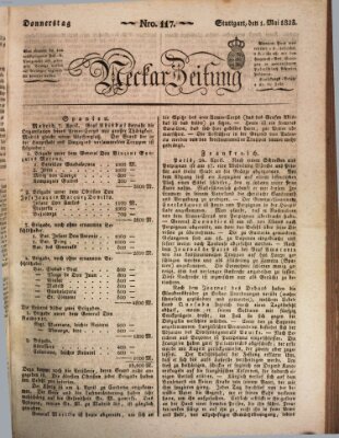 Neckar-Zeitung Donnerstag 1. Mai 1823