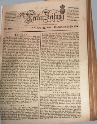 Neckar-Zeitung Montag 26. Januar 1824