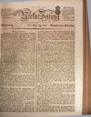 Neckar-Zeitung Donnerstag 5. Februar 1824