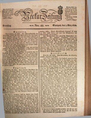 Neckar-Zeitung Dienstag 2. März 1824