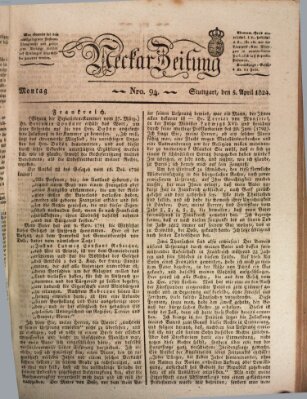 Neckar-Zeitung Montag 5. April 1824
