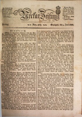 Neckar-Zeitung Freitag 4. Juni 1824