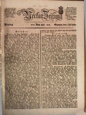 Neckar-Zeitung Montag 5. Juli 1824