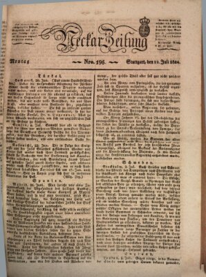 Neckar-Zeitung Montag 19. Juli 1824