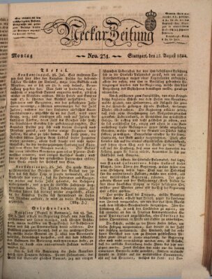 Neckar-Zeitung Mittwoch 25. August 1824