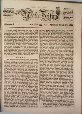 Neckar-Zeitung Mittwoch 15. Dezember 1824