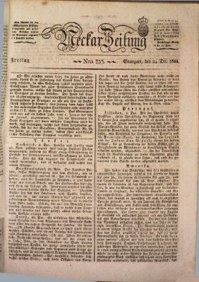 Neckar-Zeitung Freitag 24. Dezember 1824