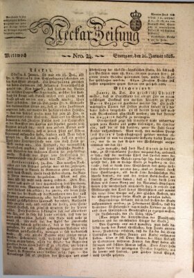 Neckar-Zeitung Mittwoch 26. Januar 1825