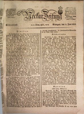 Neckar-Zeitung Samstag 11. Juni 1825