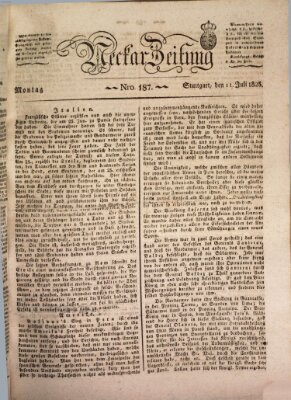 Neckar-Zeitung Montag 11. Juli 1825