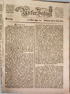 Neckar-Zeitung Montag 26. September 1825