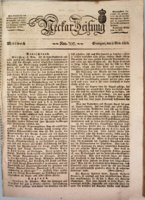 Neckar-Zeitung Mittwoch 9. November 1825