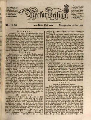 Neckar-Zeitung Mittwoch 10. Mai 1826