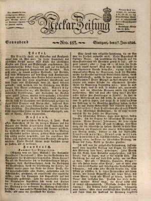Neckar-Zeitung Samstag 17. Juni 1826