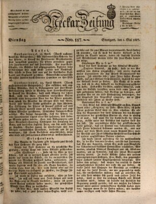 Neckar-Zeitung Dienstag 1. Mai 1827