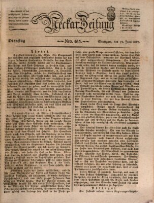 Neckar-Zeitung Dienstag 19. Juni 1827