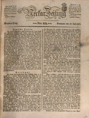 Neckar-Zeitung Donnerstag 26. Juli 1827