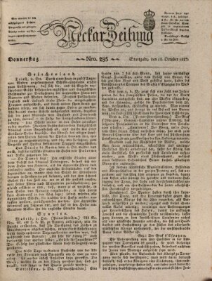 Neckar-Zeitung Donnerstag 18. Oktober 1827