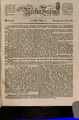Neckar-Zeitung Montag 10. Dezember 1827