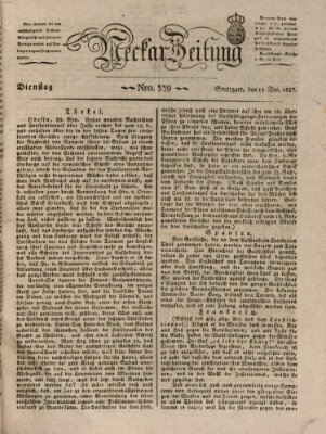 Neckar-Zeitung Dienstag 11. Dezember 1827