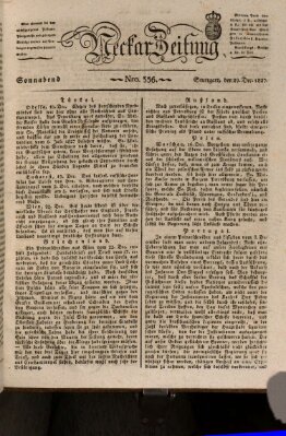 Neckar-Zeitung Samstag 29. Dezember 1827