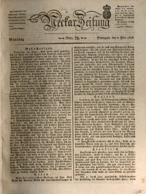 Neckar-Zeitung Sonntag 3. Februar 1828