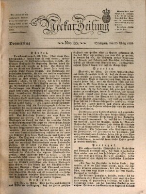 Neckar-Zeitung Donnerstag 27. März 1828