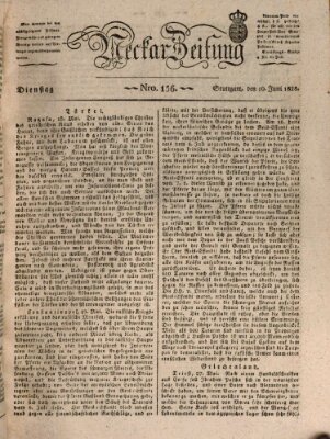 Neckar-Zeitung Dienstag 10. Juni 1828
