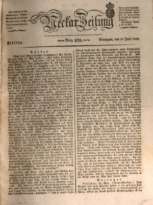 Neckar-Zeitung Freitag 13. Juni 1828