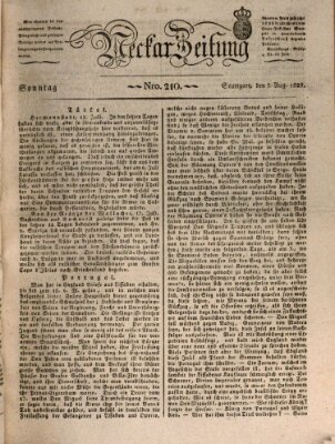 Neckar-Zeitung Sonntag 3. August 1828