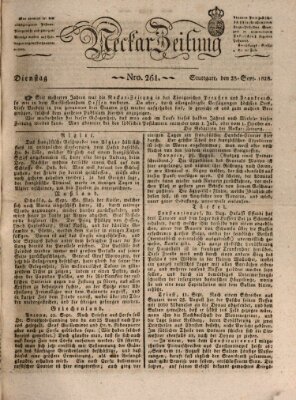 Neckar-Zeitung Dienstag 23. September 1828