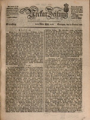 Neckar-Zeitung Dienstag 14. Oktober 1828