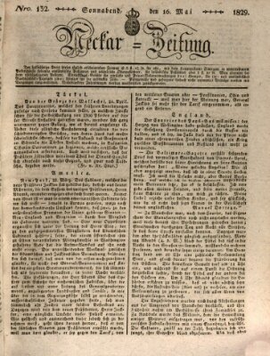 Neckar-Zeitung Samstag 16. Mai 1829