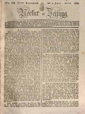 Neckar-Zeitung Samstag 6. Juni 1829