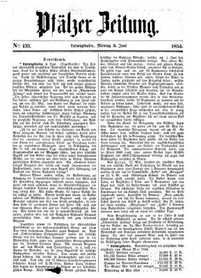 Pfälzer Zeitung Montag 5. Juni 1854