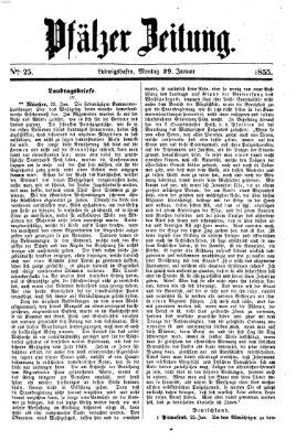 Pfälzer Zeitung Montag 29. Januar 1855
