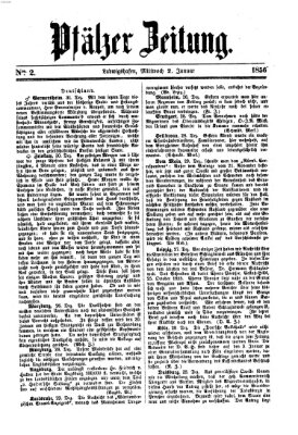 Pfälzer Zeitung Mittwoch 2. Januar 1856