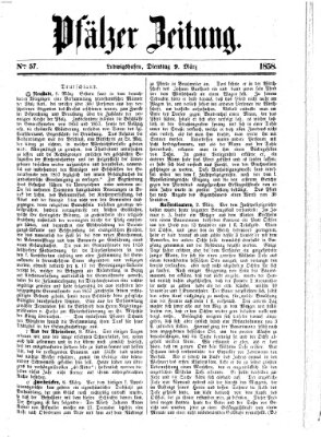Pfälzer Zeitung Dienstag 9. März 1858