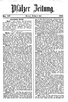 Pfälzer Zeitung Freitag 8. Juli 1859