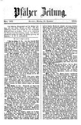 Pfälzer Zeitung Montag 24. Dezember 1860