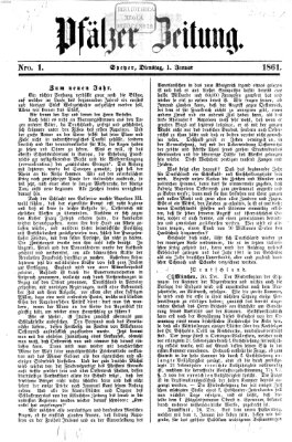 Pfälzer Zeitung Dienstag 1. Januar 1861