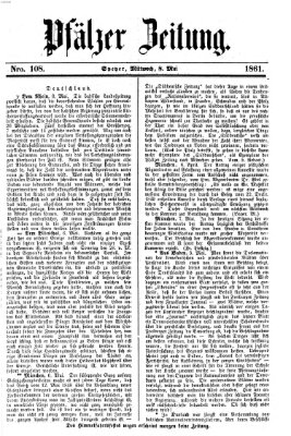 Pfälzer Zeitung Mittwoch 8. Mai 1861