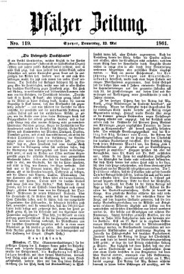 Pfälzer Zeitung Donnerstag 23. Mai 1861