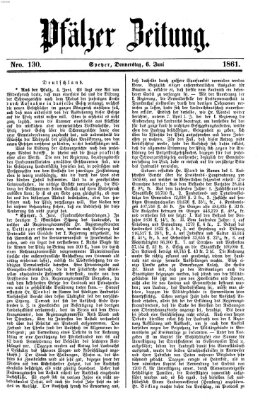 Pfälzer Zeitung Donnerstag 6. Juni 1861